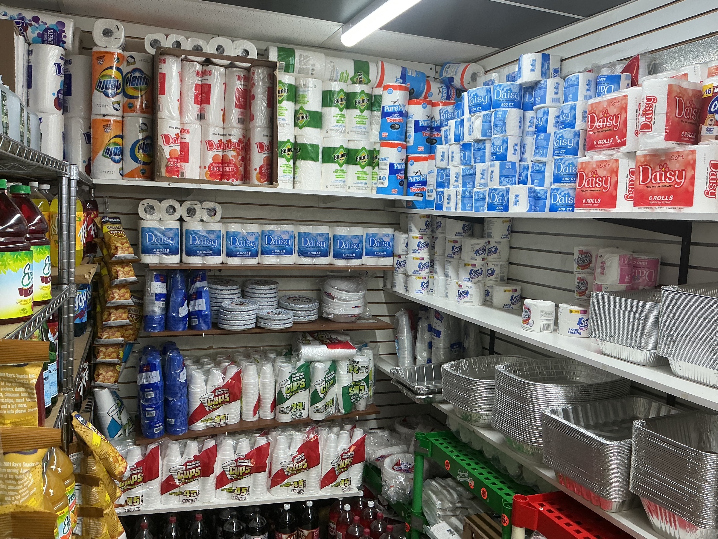 Gallery photo 10 of shelves and displays at AB Grocery Mart