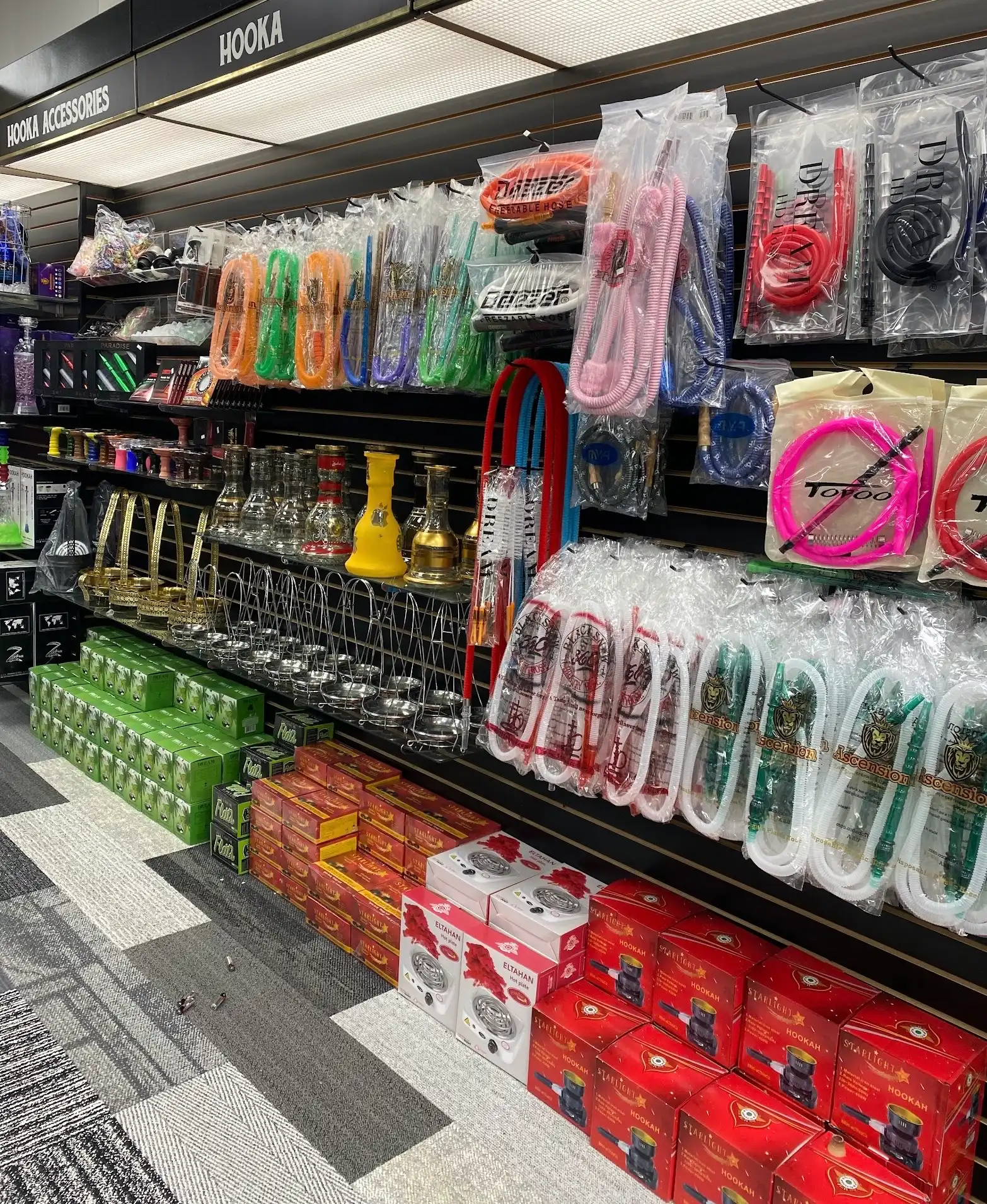 Smoke shop essentials and accessories available at Lux Smoke in Wilmington